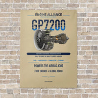Thumbnail for GP7200 vertical canvas print - no frame - beige background