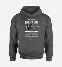 Thumbnail for TRENT 500 design on dark gray hoodie single side