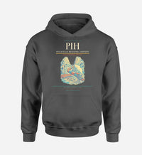 Thumbnail for Pocatello Regional Airport (PIH) design on dark gray hoodie single-side print