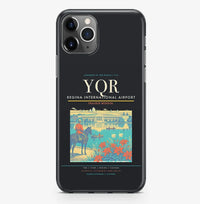 Thumbnail for Regina Airport (YQR) design on black iPhone 16 Pro MagSafe case
