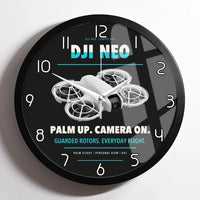 Thumbnail for DJI Neo design on black framed wall clock