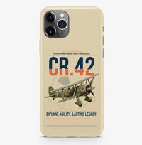 Thumbnail for Fiat CR.42 Falco design on beige magsafe iphone case, for iPhone Pro Max