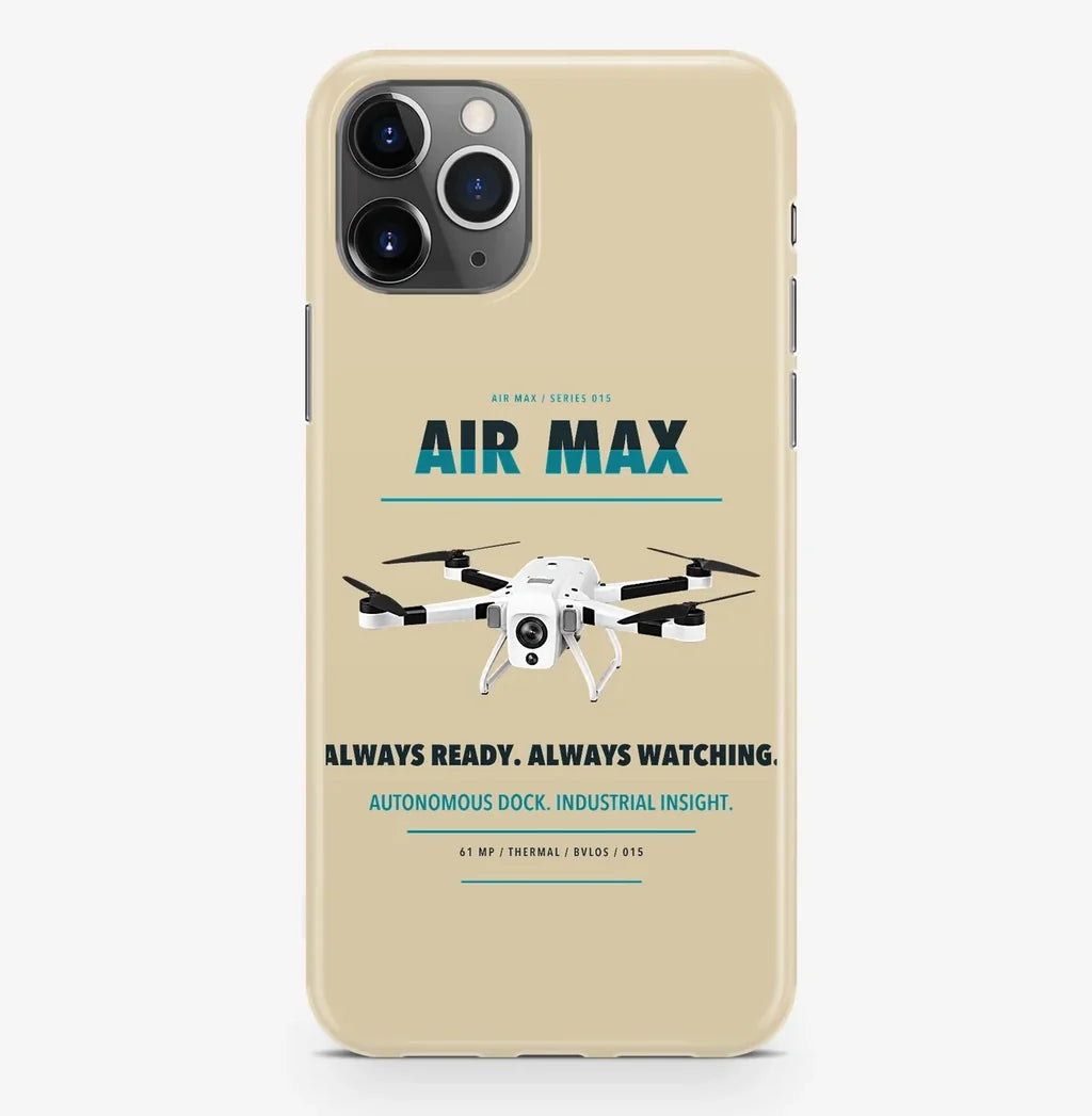 Percepto Air Max Case ProMax design on beige iphone case promax