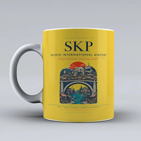 Thumbnail for Skopje International Airport SKP Mug - Yellow