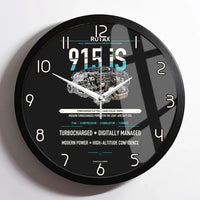 Thumbnail for 915 iS design on black framed wall clock