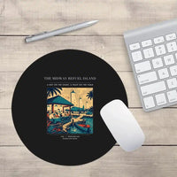 Thumbnail for VINTAGE G4309 - The Midway Refuel Island - Designed Mouse Pads design on black round