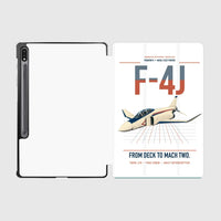 Thumbnail for F-4J Phantom II design on white samsung tablet tablet case
