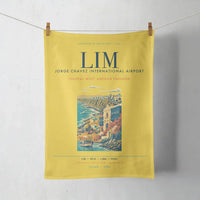 Thumbnail for Lima Jorge Chavez International Airport (LIM) design on yellow towel