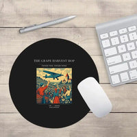 Thumbnail for VINTAGE G4445 - The Grape Harvest Hop - Designed Mouse Pads design on black round
