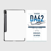 Thumbnail for Diamond DA62 design on white samsung tablet tablet case
