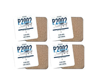 Thumbnail for Tecnam P2002 Sierra MkII design on white 4 pieces set coaster