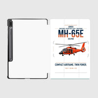 Thumbnail for Airbus MH-65E Dolphin design on white samsung tablet tablet case
