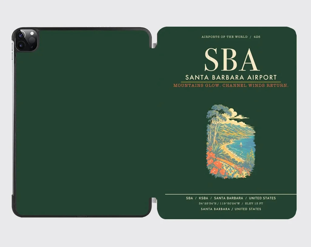 Santa Barbara Airport SBA - Dark Green