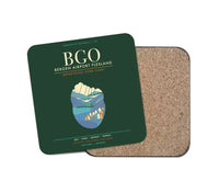 Thumbnail for Bergen Airport Flesland BGO - Seven-Rain Fjord Tapestry - Dark Green