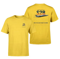 Thumbnail for Blackburn Buccaneer S2B design on yellow t-shirt, double-side print