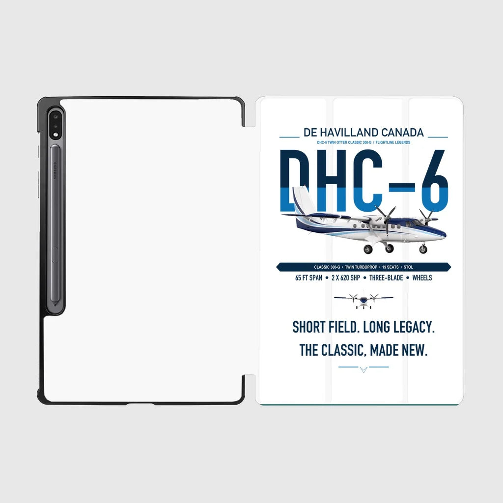 DHC-6 Twin Otter Classic 300-G design on white samsung tablet tablet case