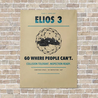 Thumbnail for Flyability Elios 3 vertical canvas print - no frame - beige background