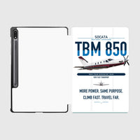 Thumbnail for Socata TBM 850 design on white samsung tablet tablet case