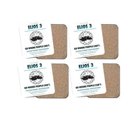 Thumbnail for Flyability Elios 3 design on white 4 pieces set coaster