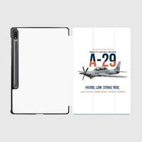 Thumbnail for A-29 Super Tucano Light Attack design on white samsung tablet tablet case