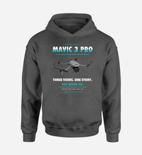 Thumbnail for DJI Mavic 3 Pro design on dark gray hoodie single side