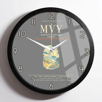 Thumbnail for Martha's Vineyard Airport MVY Wall-Clock Framed - Gray