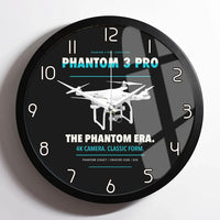 Thumbnail for DJI Phantom 3 Professional design on black framed wall clock