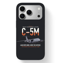 Thumbnail for C-5M Super Galaxy design on black magsafe iphone case, for iPhone 17 Pro