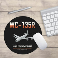 Thumbnail for WC-135R Constant Phoenix design on black round mouse pad