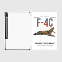 Thumbnail for F-4C Phantom II design on white samsung tablet tablet case
