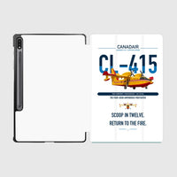 Thumbnail for Canadair CL-415 design on white samsung tablet tablet case