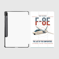 Thumbnail for F-8E Crusader design on white samsung tablet tablet case