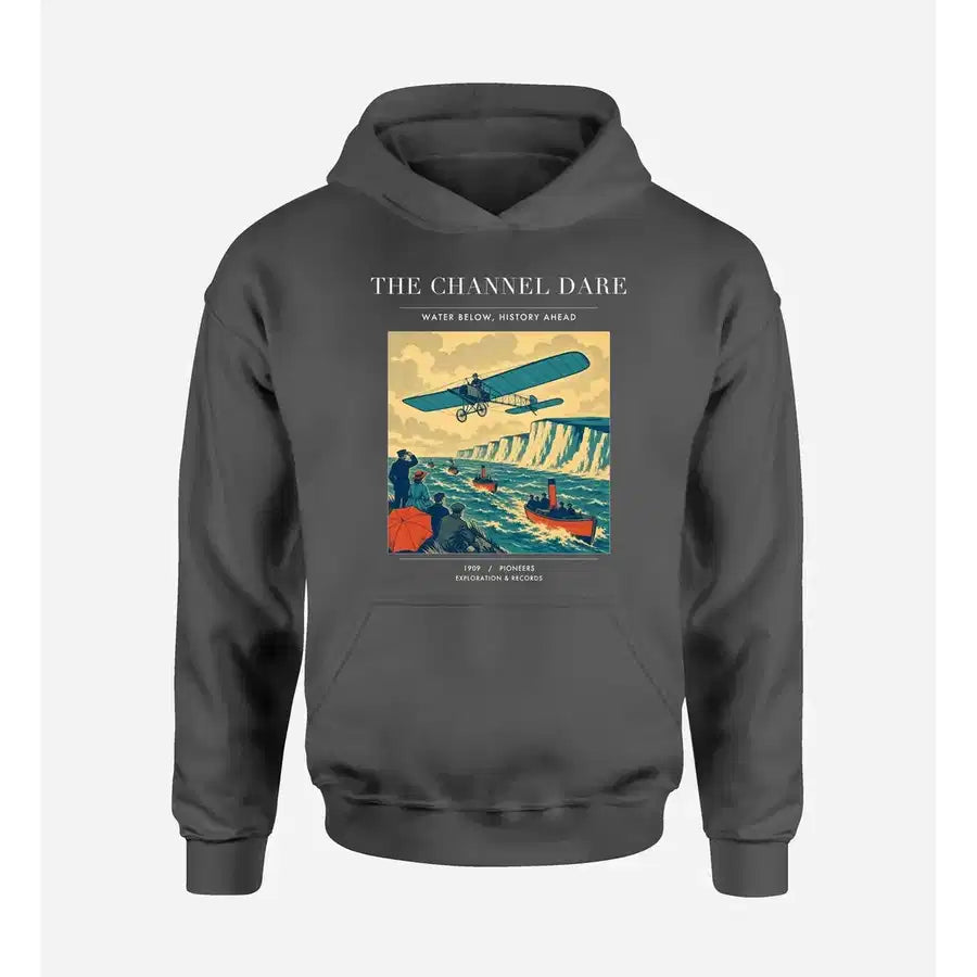 VINTAGE G4324 - The Channel Dare - Premium Hoodie design on darkgray premium