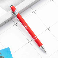 Thumbnail for Airbus A340 Silhouette touch pen - red