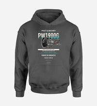 Thumbnail for PW1900G design on dark gray hoodie single side