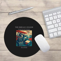 Thumbnail for VINTAGE G4337 - The Mirage Chaser - Designed Mouse Pads design on black round