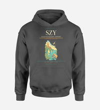 Thumbnail for Olsztyn-Mazury Airport (SZY) design on dark gray hoodie single-side print