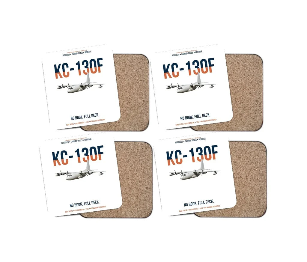KC-130F BuNo 149798 design on white 4 pieces set coaster