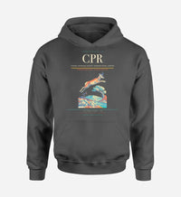 Thumbnail for Casper–Natrona County International Airport (CPR) design on dark gray hoodie single-side print
