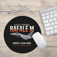 Thumbnail for Dassault Rafale M F4.1 Carrier Omnirole Network design on black round mouse pad