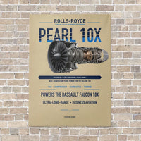 Thumbnail for PEARL 10X vertical canvas print - no frame - beige background