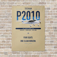Thumbnail for Tecnam P2010 vertical canvas print - no frame - beige background