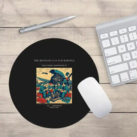 Thumbnail for VINTAGE G4452 - The Mechanic's Lunch Whistle - Designed Mouse Pads design on black round