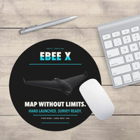 Thumbnail for AgEagle eBee X design on black round mouse pad