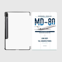 Thumbnail for McDonnell Douglas MD-80 design on white samsung tablet tablet case