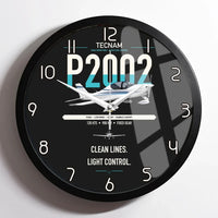 Thumbnail for Tecnam P2002 Sierra MkII design on black framed wall clock