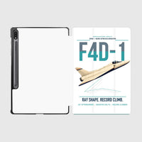 Thumbnail for F4D-1 Skyray design on white samsung tablet tablet case