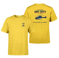 Thumbnail for MD Helicopters MD 902 Explorer design on yellow t-shirt, double-side print