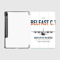 Thumbnail for Short Belfast C.1 design on white samsung tablet tablet case