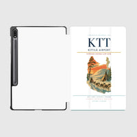 Thumbnail for Kittilä Airport (KTT) design on white samsung tablet tablet case